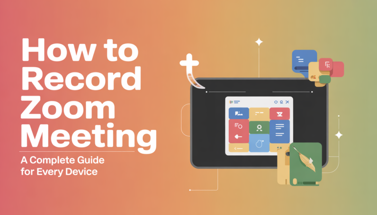 how to record zoom meeting